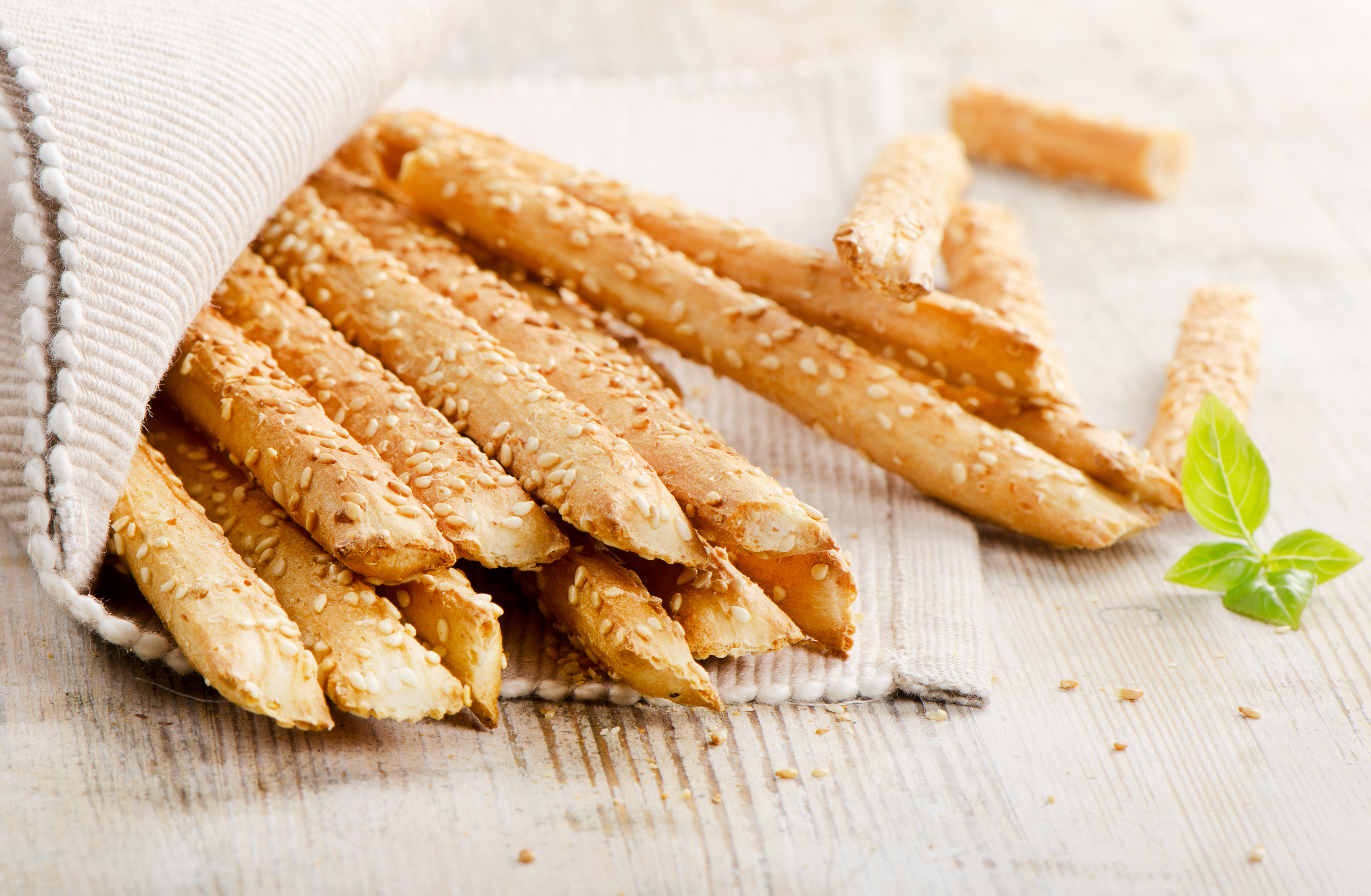 Recipe for Greek Breadsticks with Sesame Seeds