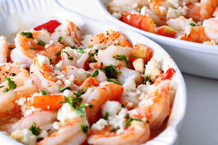 Greek Baked Shrimp With Feta Cheese Recipe