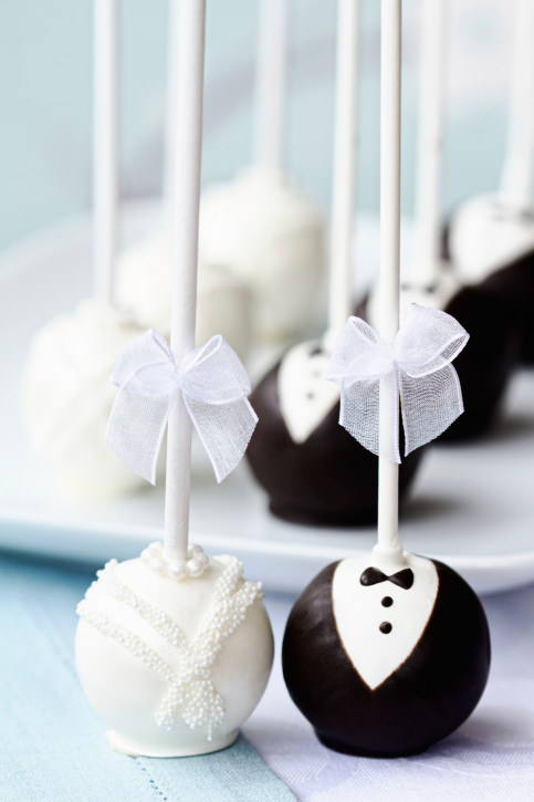 A traditional Greek wedding favor is koufeta - candy covered almonds. However
