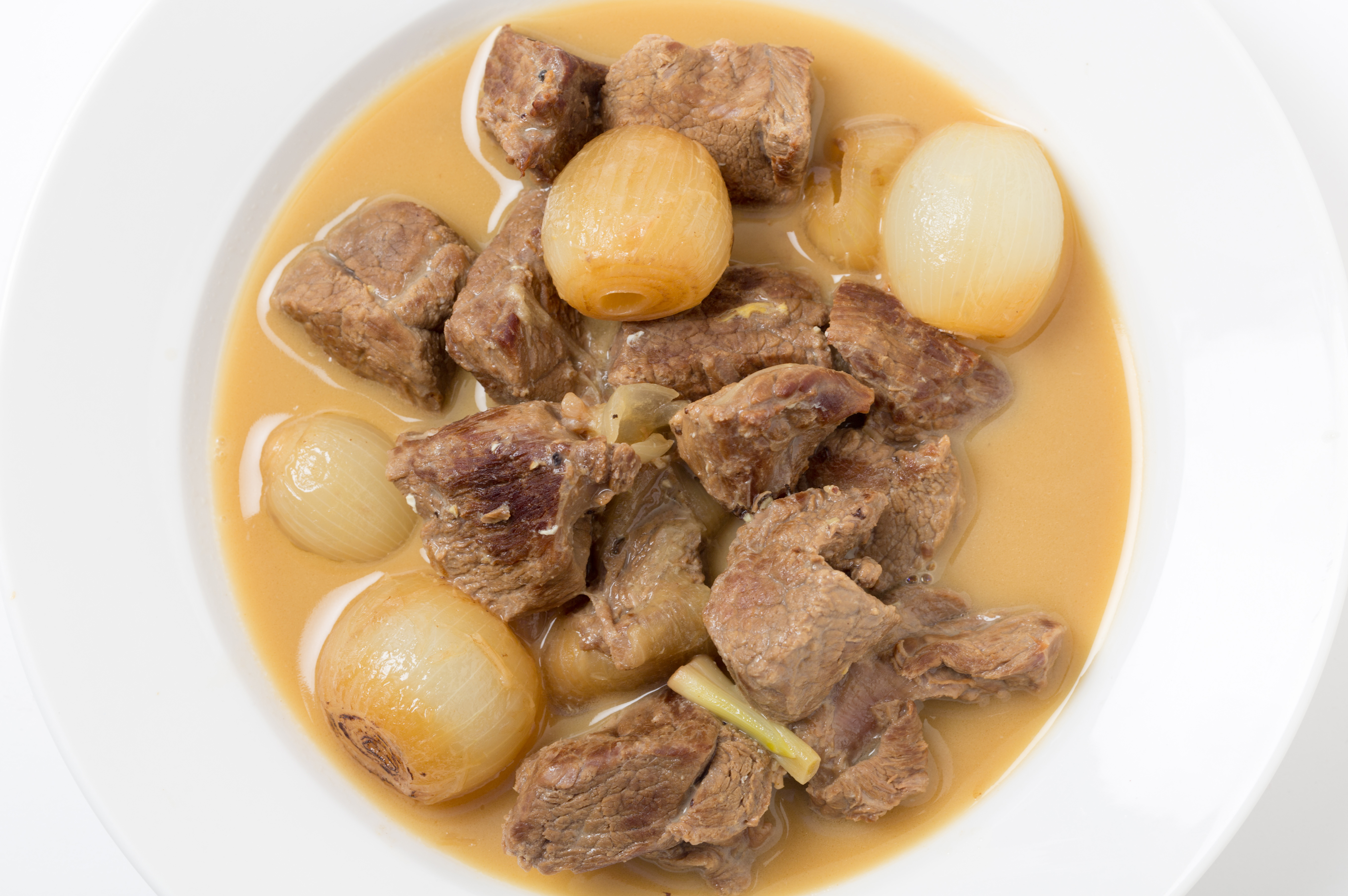 Recipe for Greek Style Lamb Fricassee with Egg and Lemon Sauce