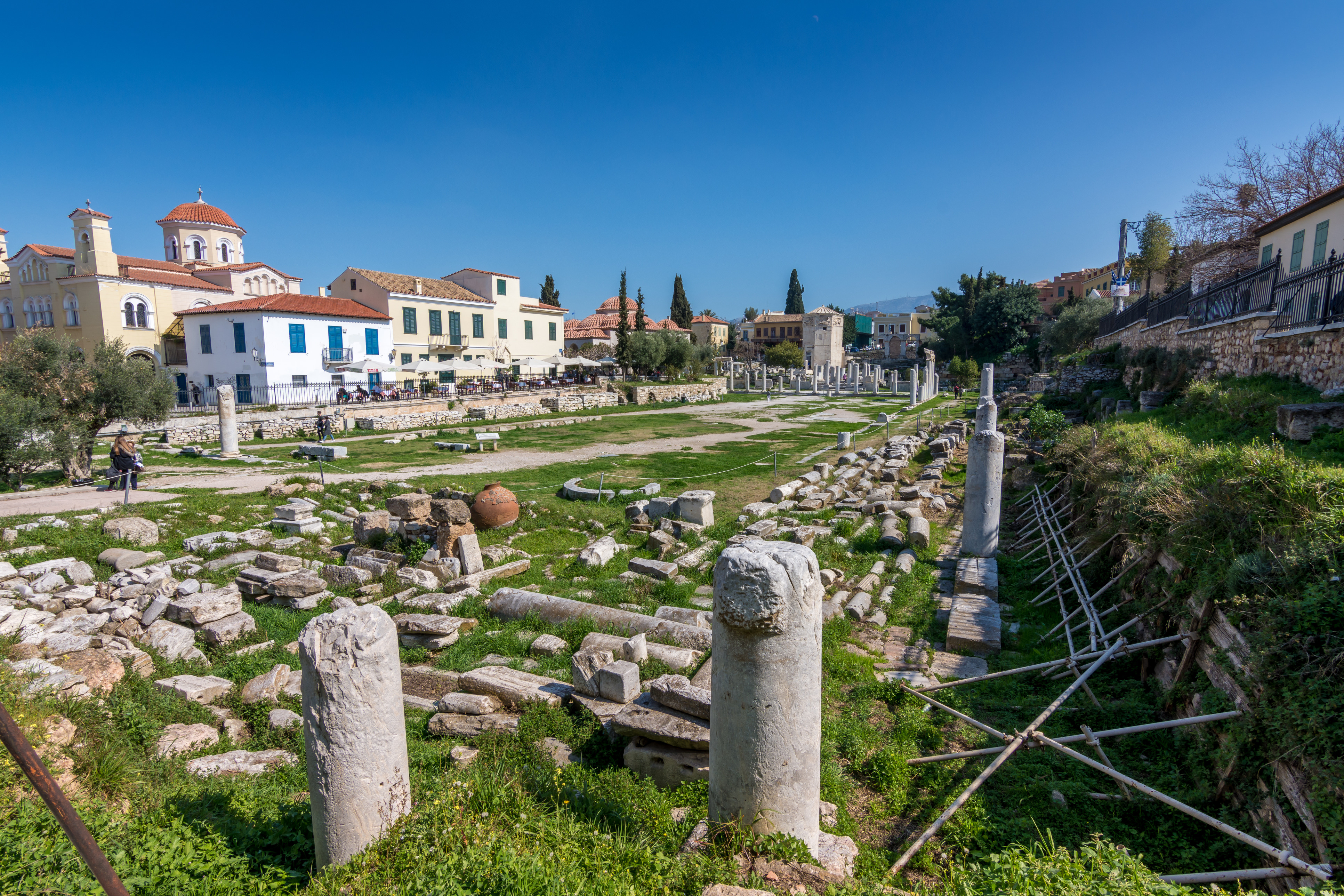 tour the roman agora in athens greece christmas festival in boston