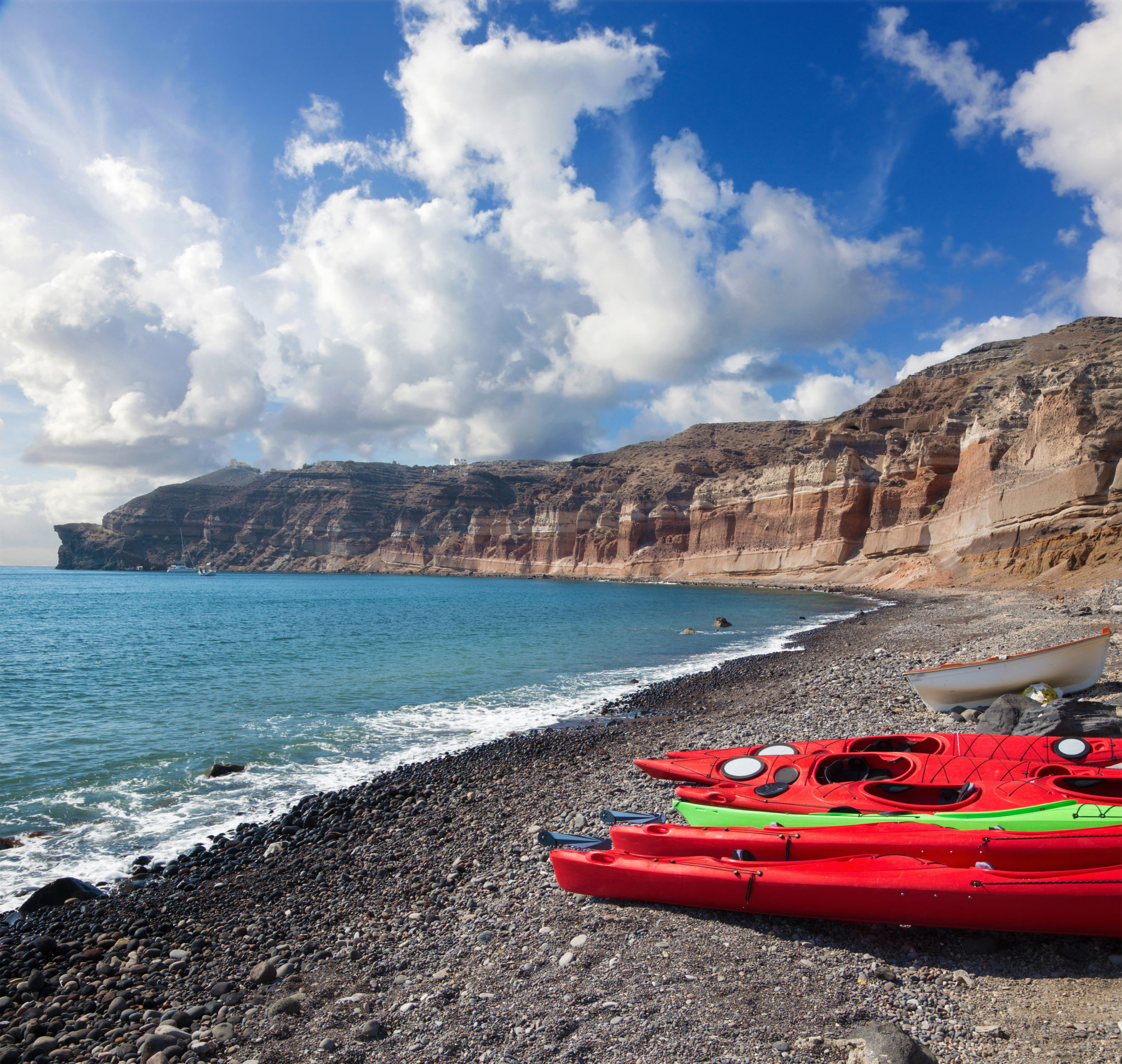 Take a Sea Kayak Tour on Santorini