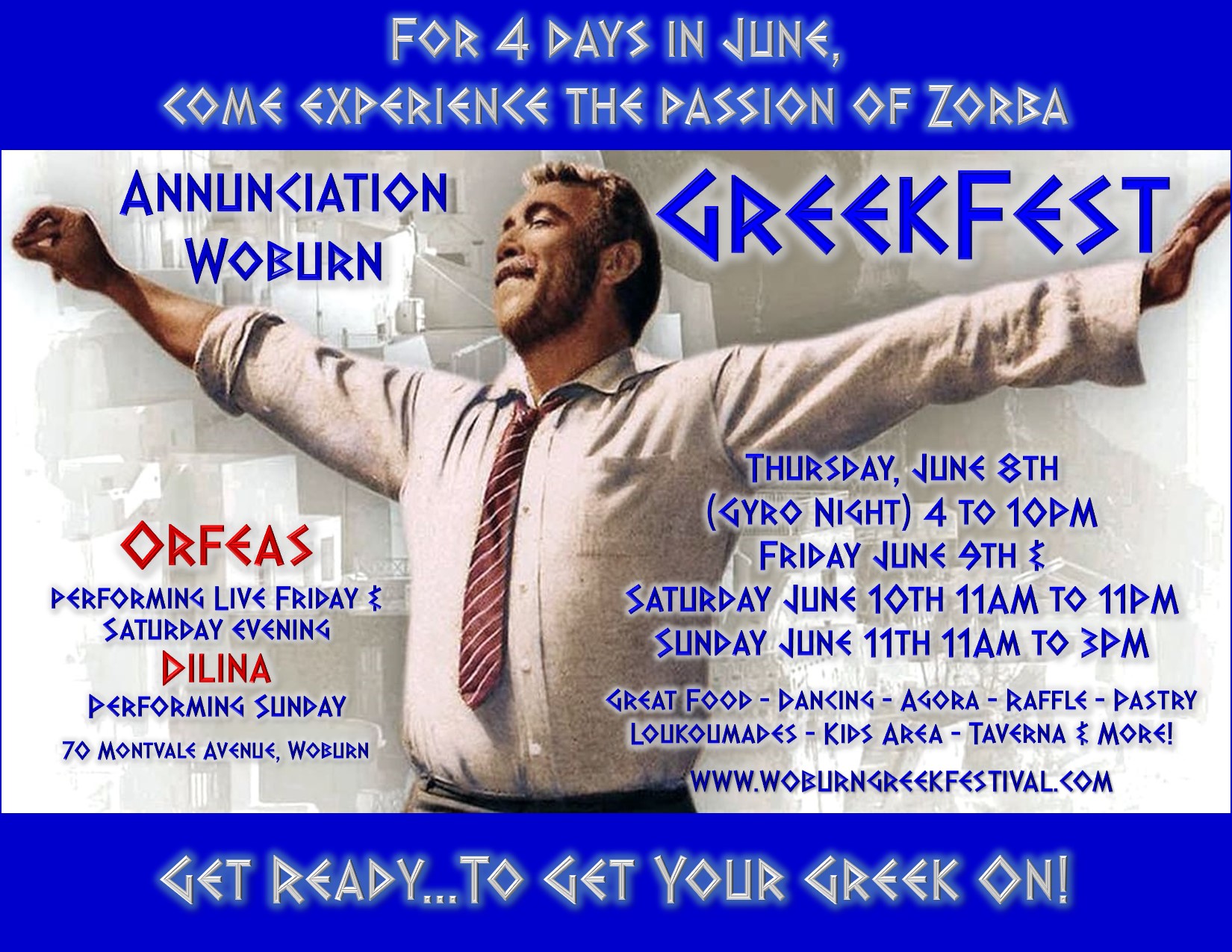 Woburn MA Greek Festival at the Annunciation of The Virgin Mary Church