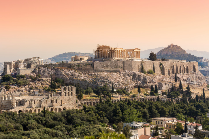 Parthenon temple , Greece