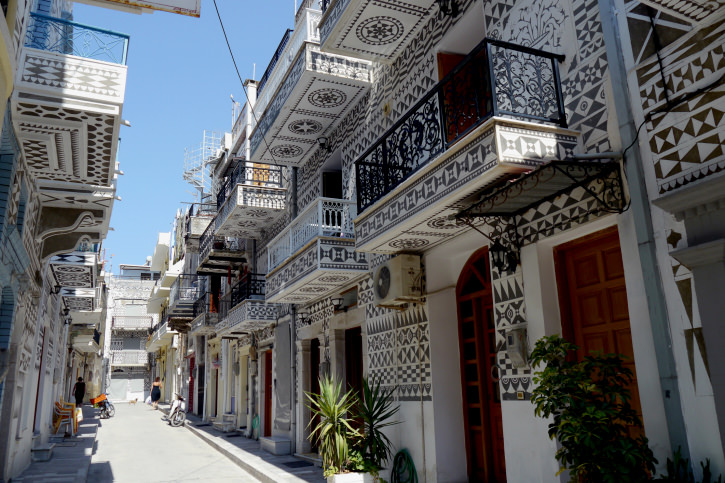 Greek Village of Pyrgi, on Chios