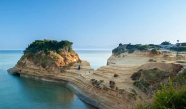 Canal d'amour Sidari, Corfu Island in Greece. Channel of love