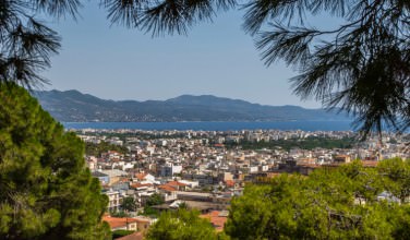 View of the City Kalamata, Peloponnese, Greece