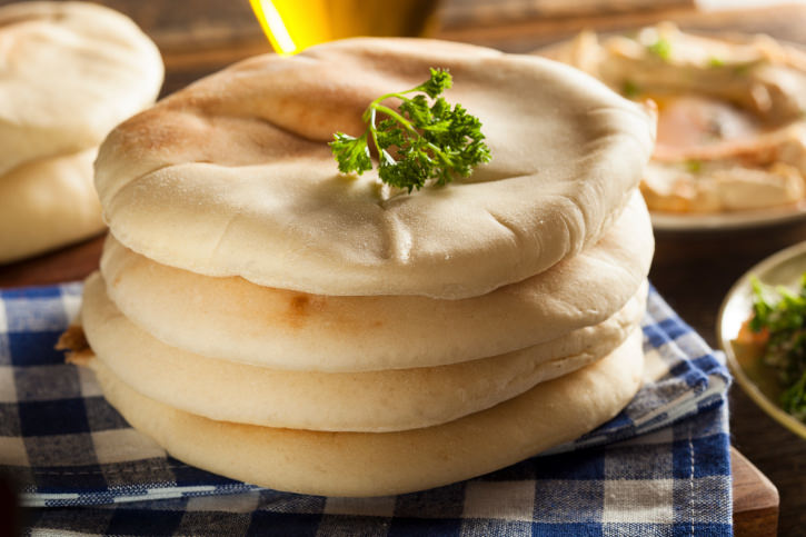 Homemade Organic Pita Bread