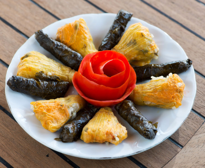 stuffed zucchini and dolma