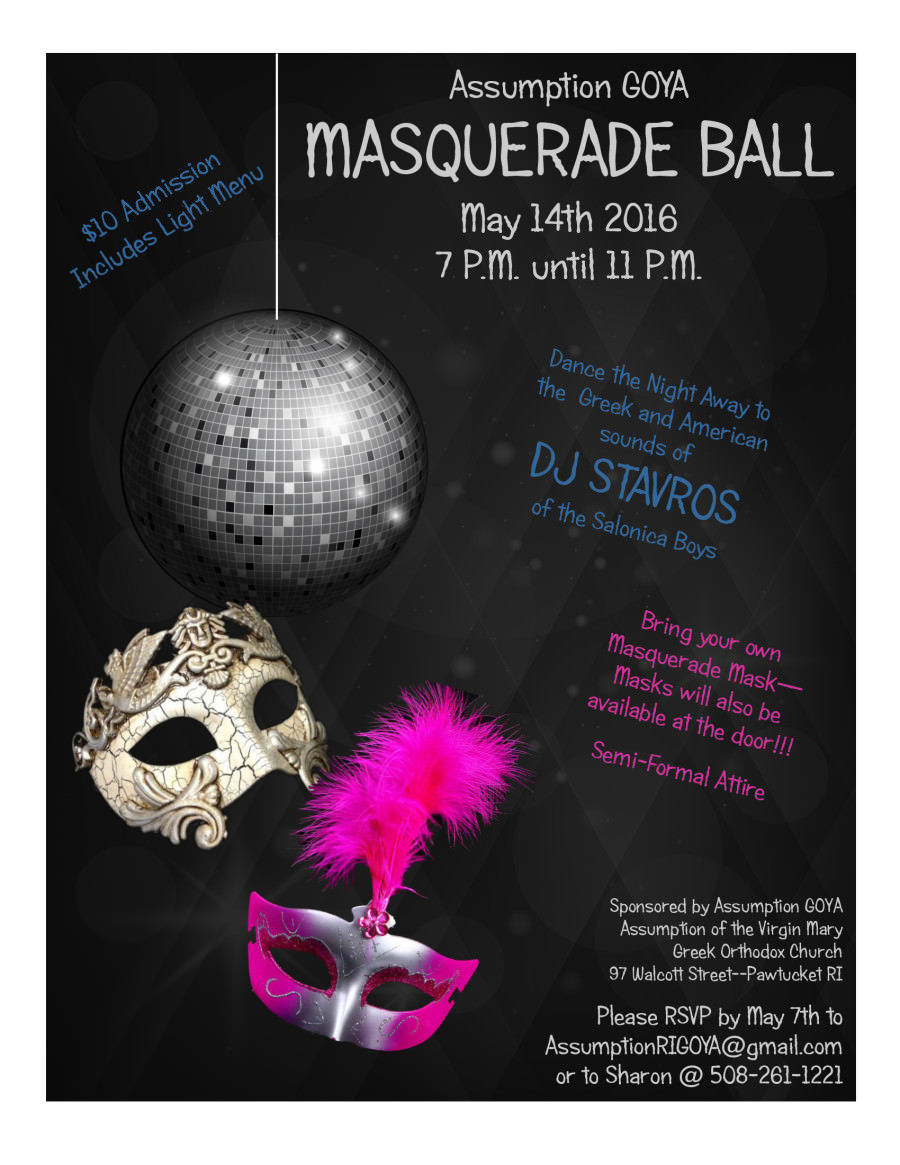 GOYA Masquerade Ball in Pawtucket RI