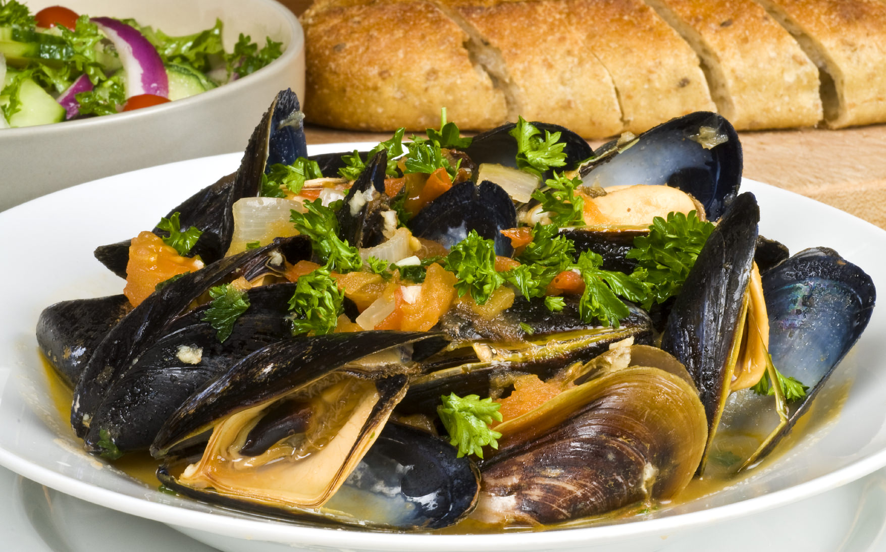Greek Style Mussel Soup Recipe