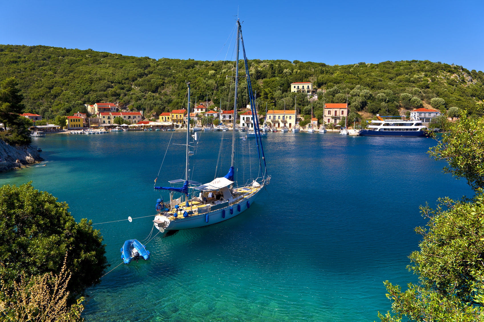 Greece. Ionian Islands - Ithaca. Lovely settlement of Frikes