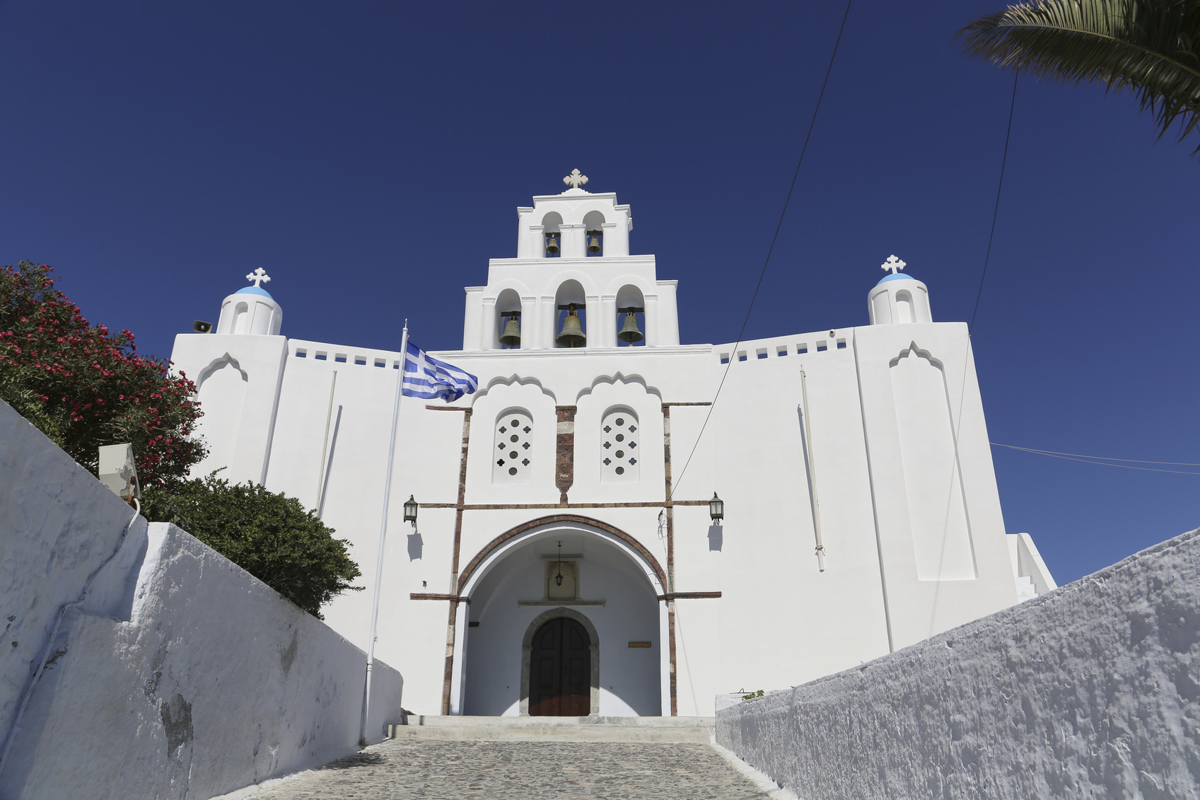 Church of Pyrgos Kallistis, Santorini island, Greece