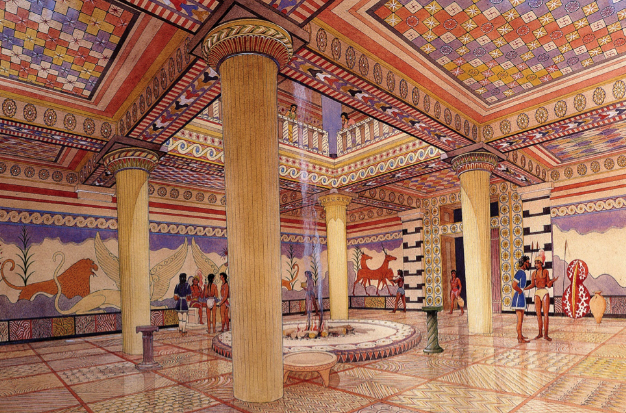 Inside Greek Palace