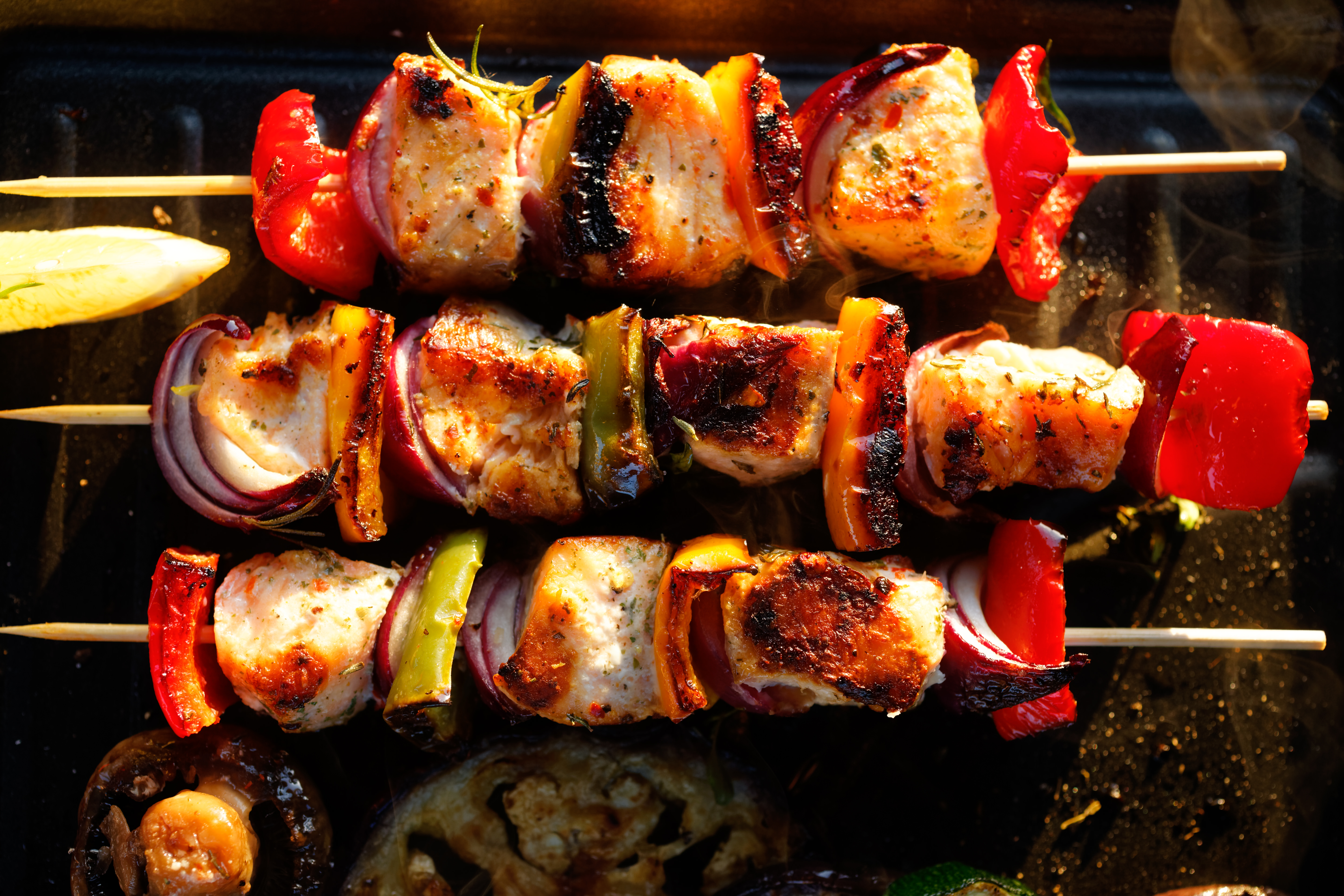 Recipe for Greek Style Fish Kebabs