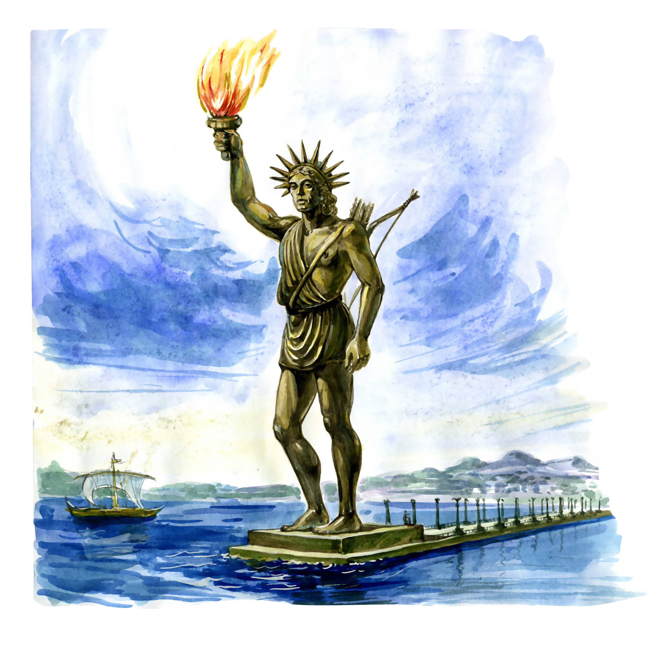 colossus of rhodes location