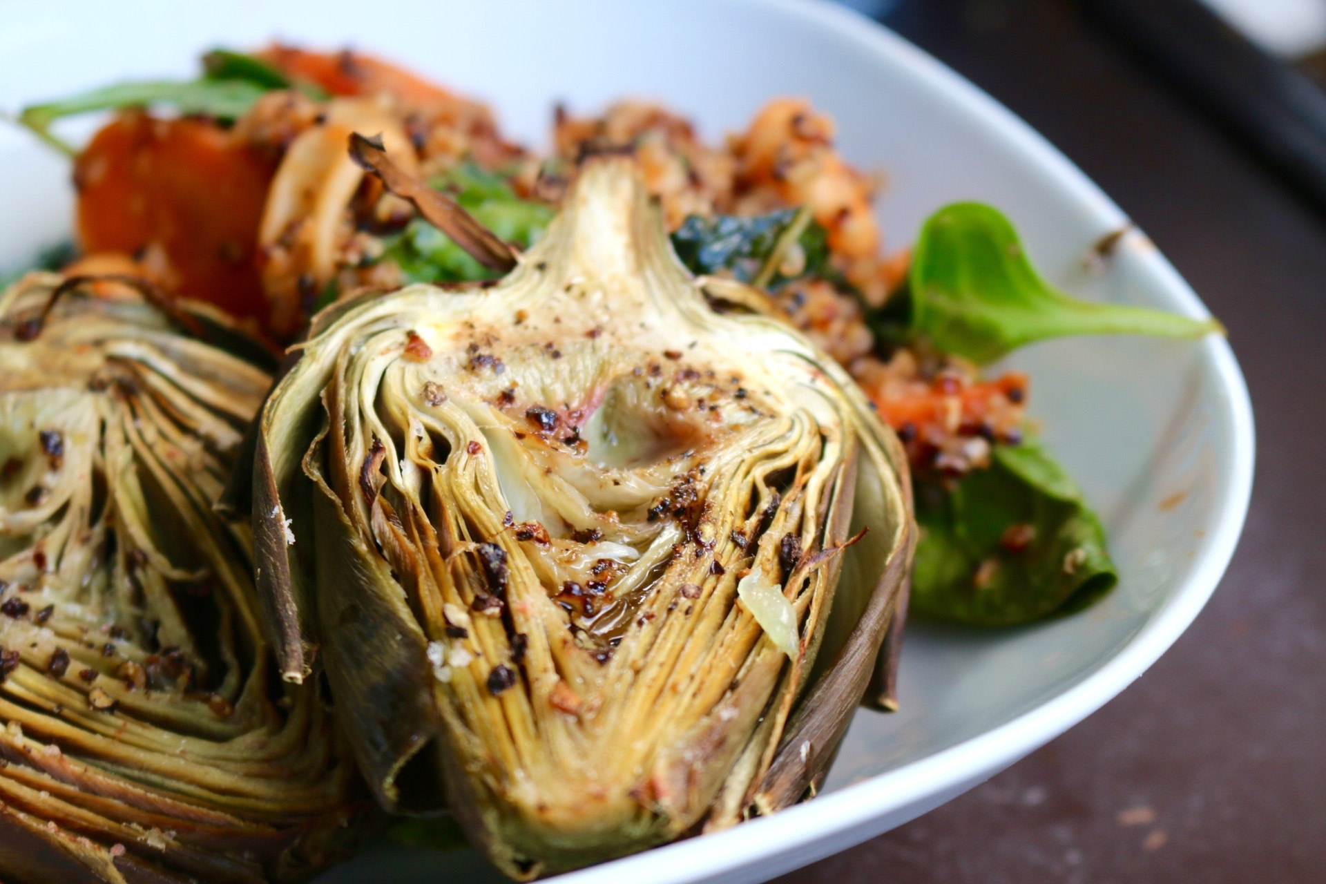 Recipe for Greek Style Artichokes with Caviar