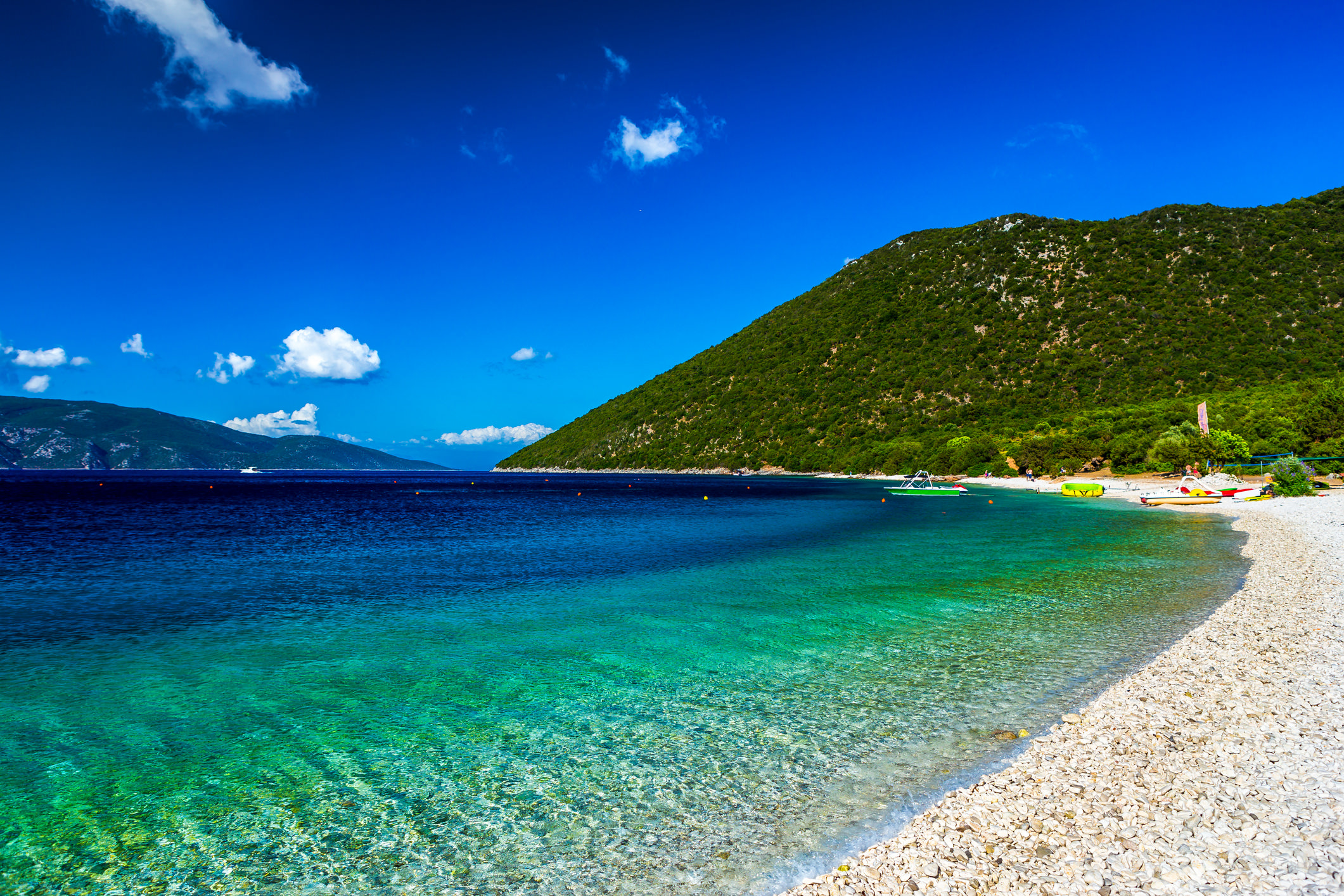 Lounge at Antisamos Beach in Kefalonia