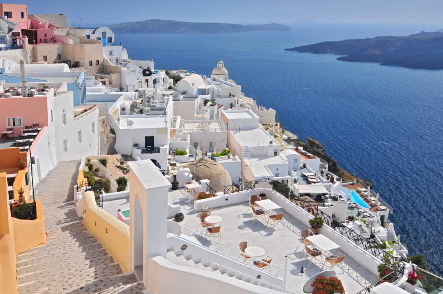 Town Club in Santorini, Fira Town