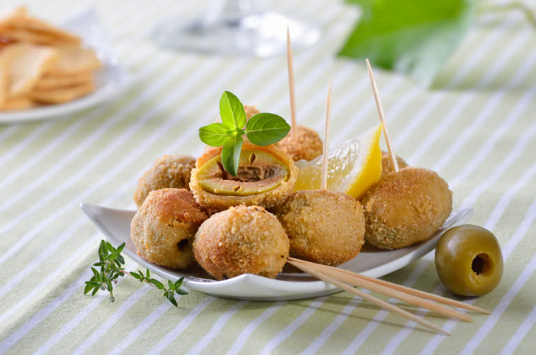 Recipe for Greek Style Fried Olives