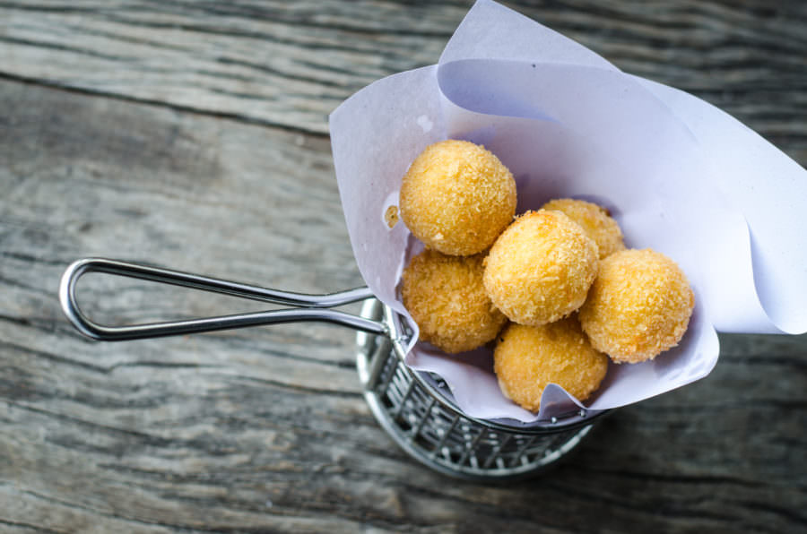 Recipe for Greek Style Fried Cheese Balls