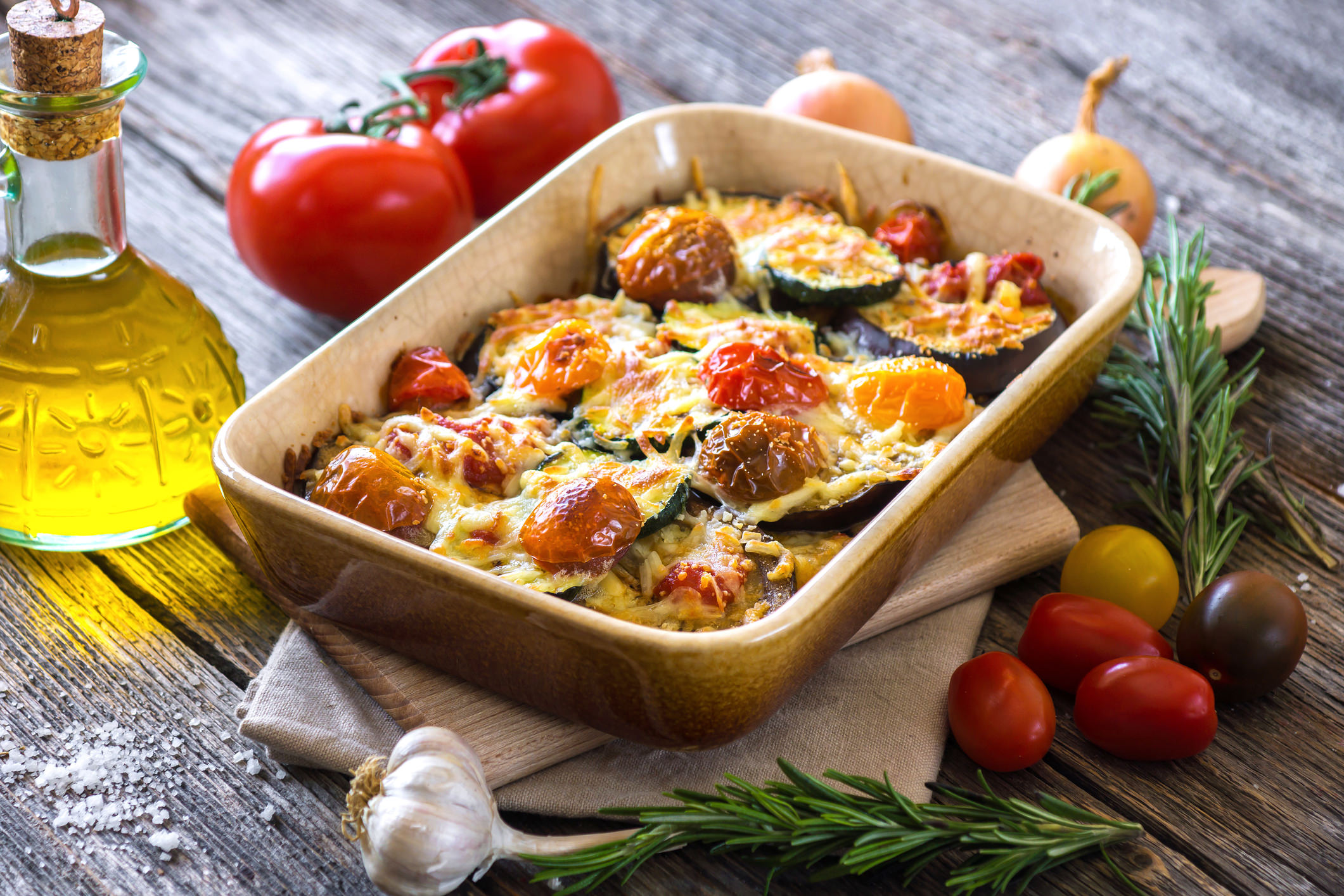 Recipe for Greek Eggplant and Cheese Casserole