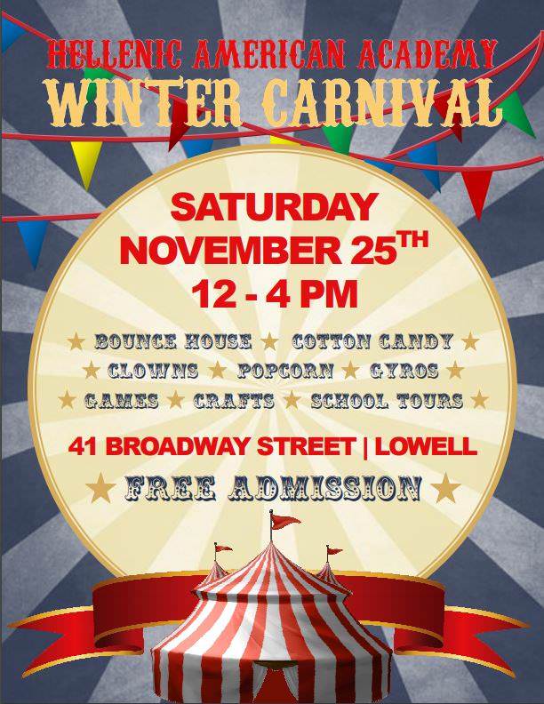 Winter Carnival at the Hellenic American Academy Lowell MA