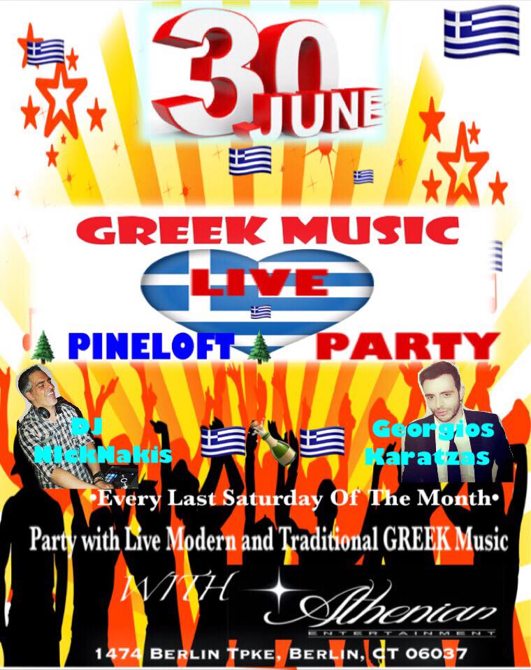 “LIVE GREEK MUSIC PARTY IN CONNECTICUT" in Berlin CT