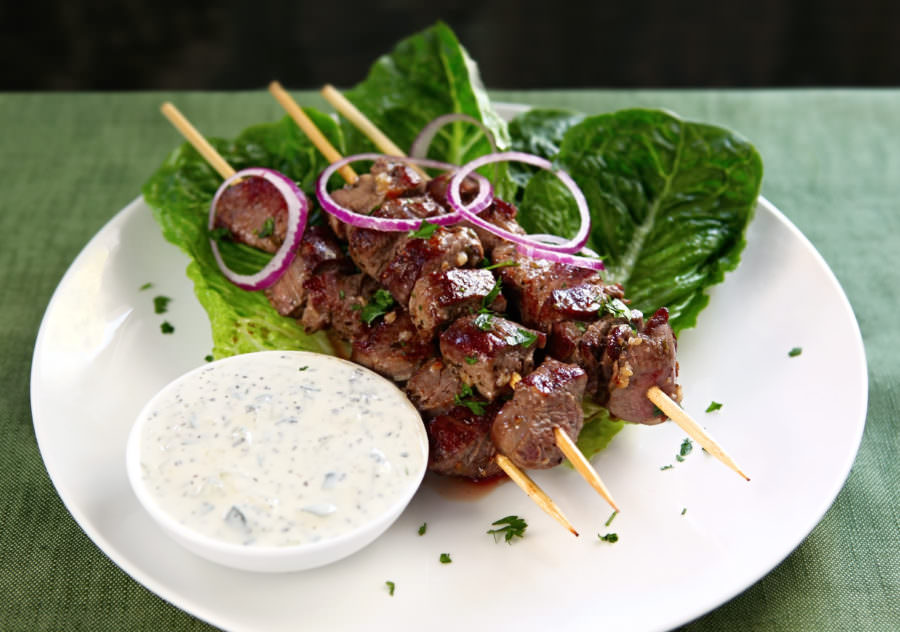 Recipe for Greek Style Lamb Souvlaki