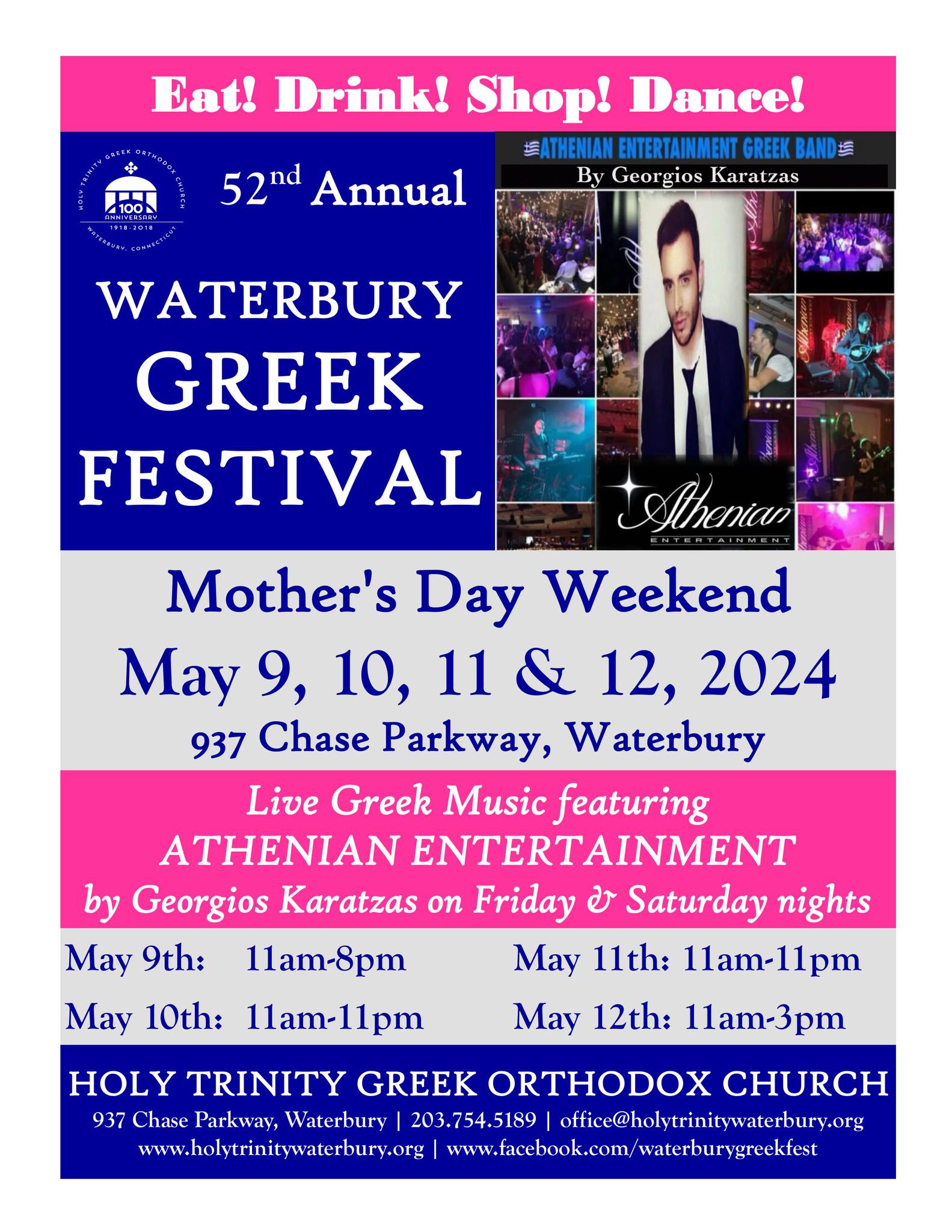 Greek Festival at Holy Trinity Greek Church Waterbury CT