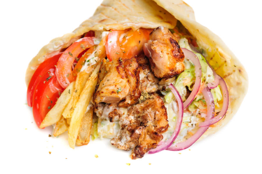 Recipe for Greek Gyro With Fries