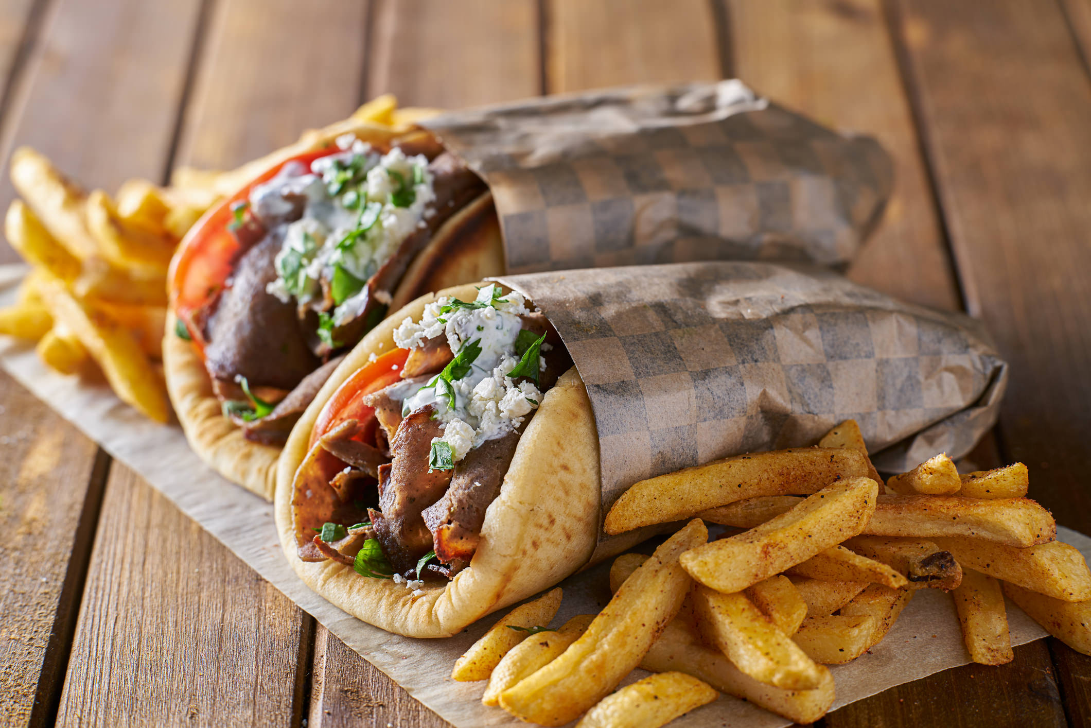 Traditional Greek Gyro