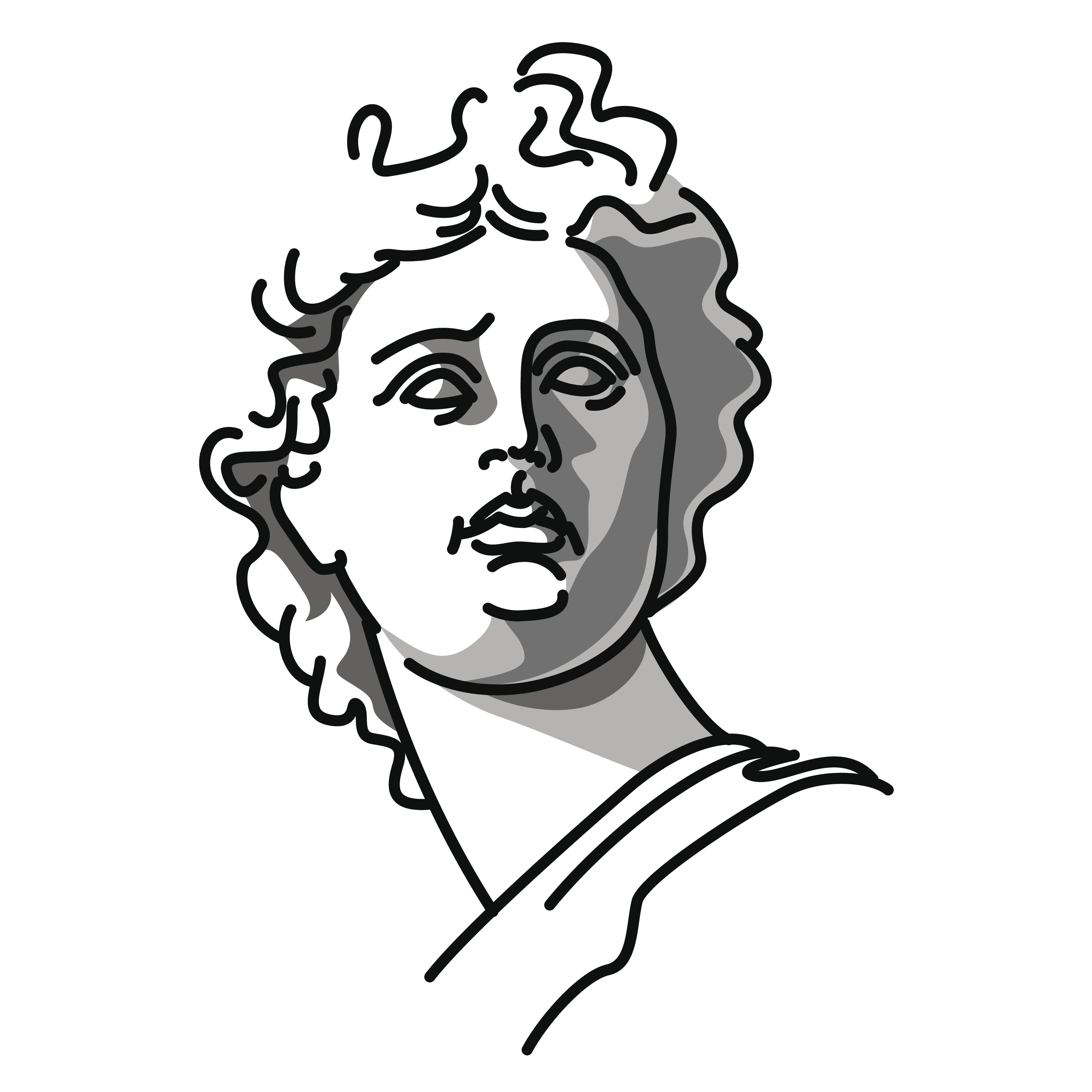 Скульптура рисунок