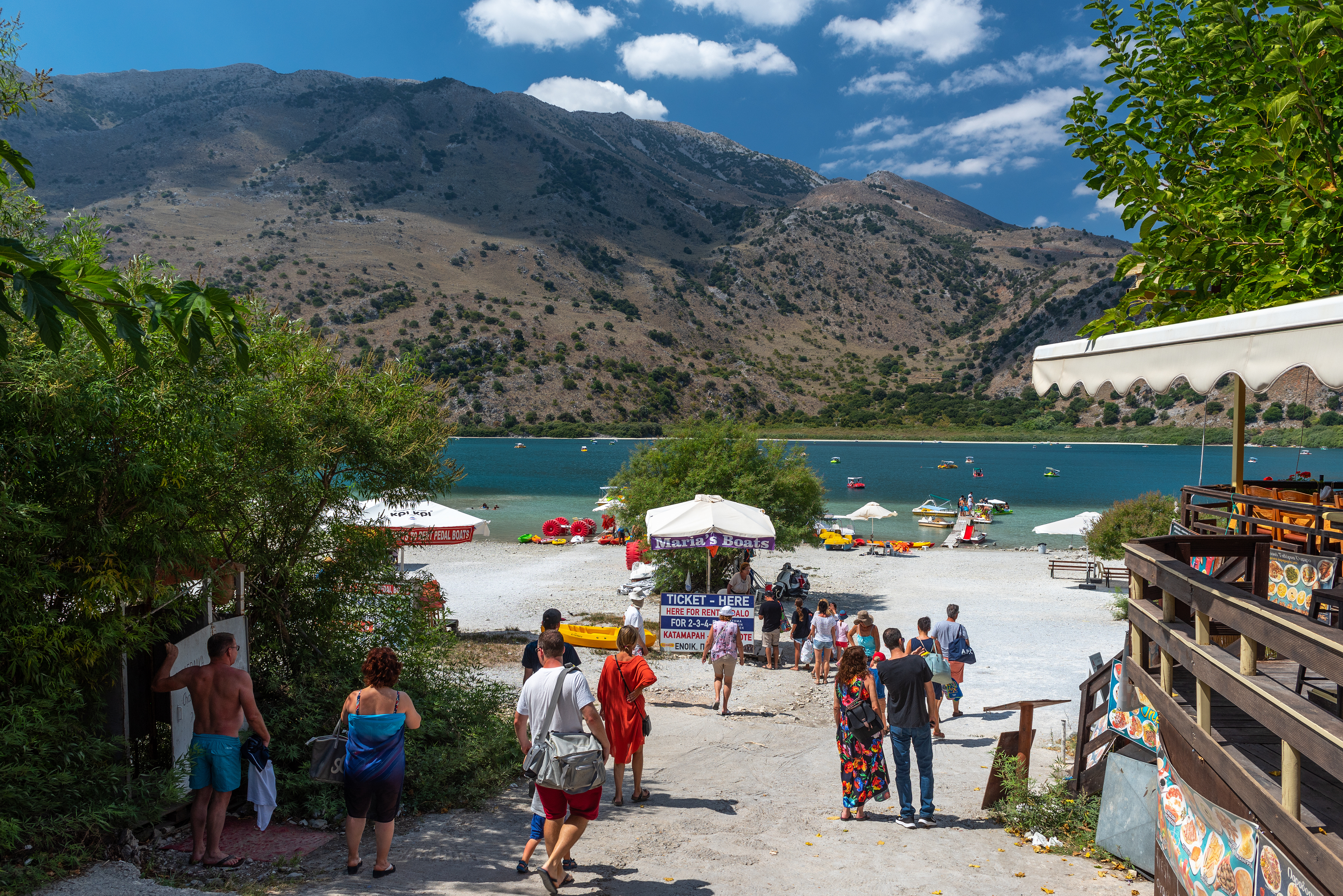 Enjoy Lake Kournas Near Chania, Greece
