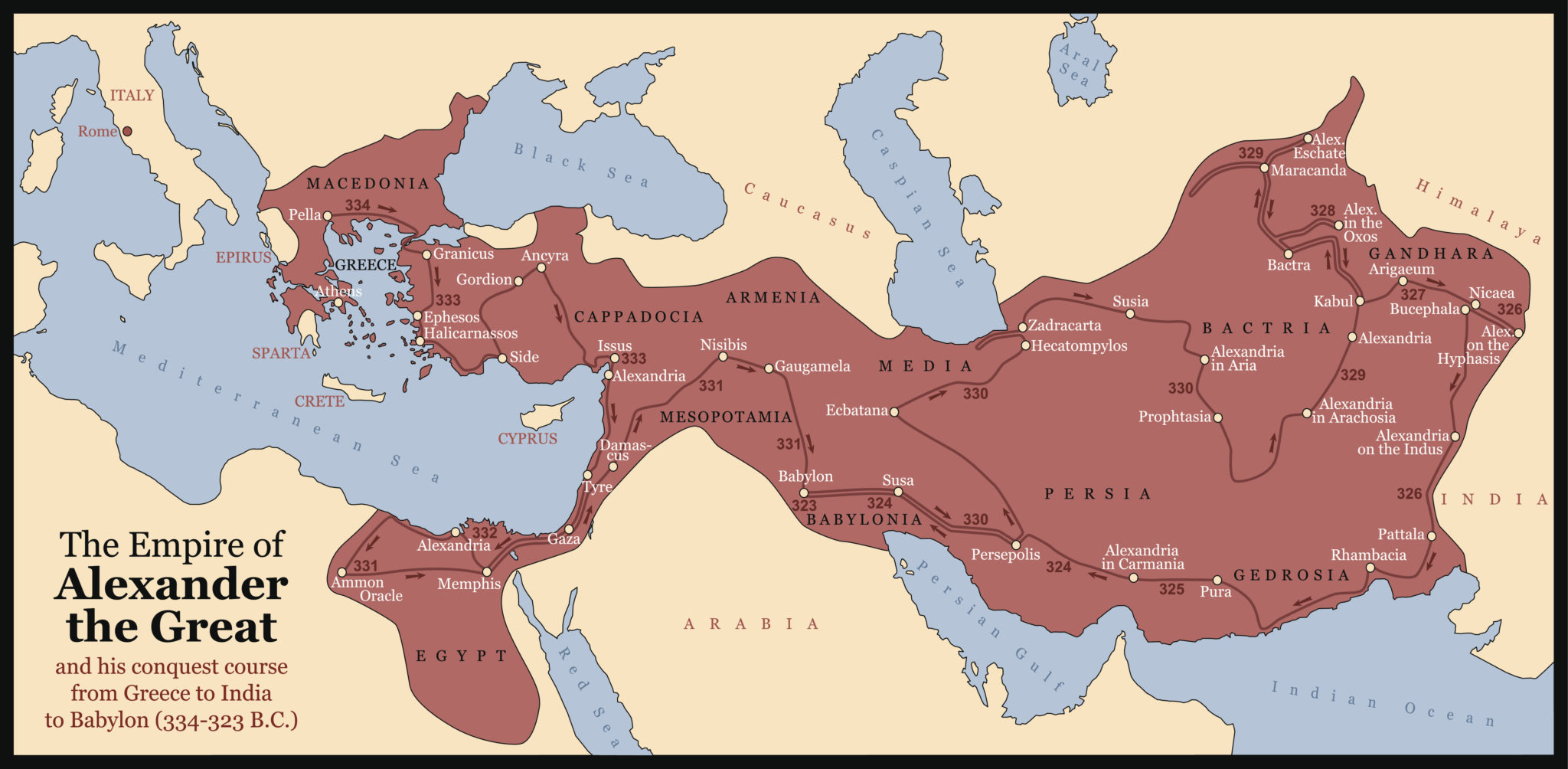 Conquests of Alexander the Great Conquests of Alexander the Great