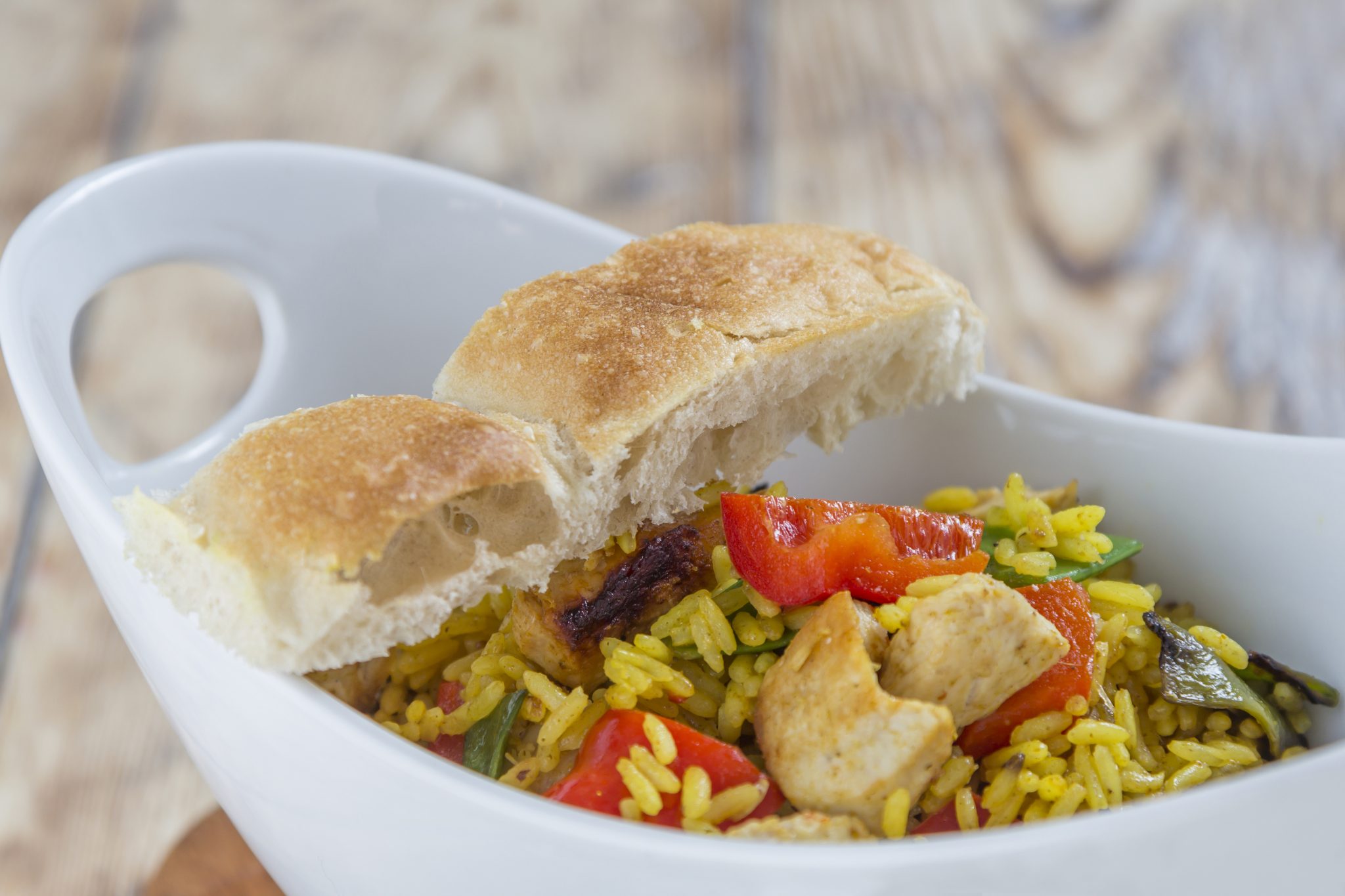 30 Minute Greek Inspired Rice Bowl