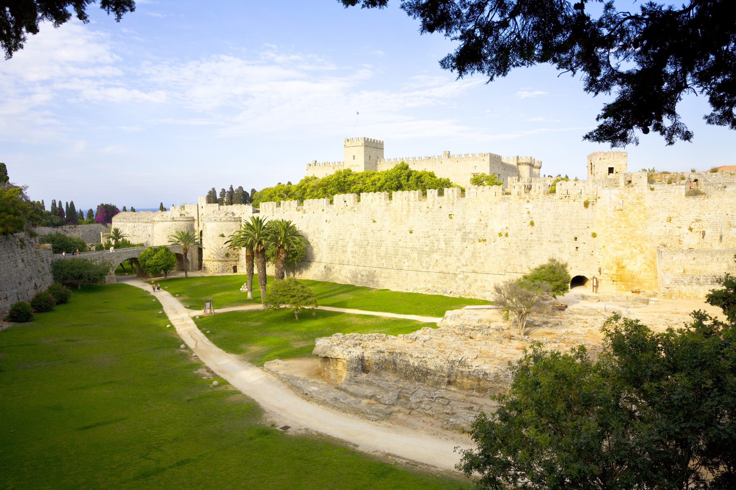 THE PALACE OF THE GRAND MASTER OF THE KNIGHTS, RHODES, GREECE. *INSIDE THE  MUSEUM* 