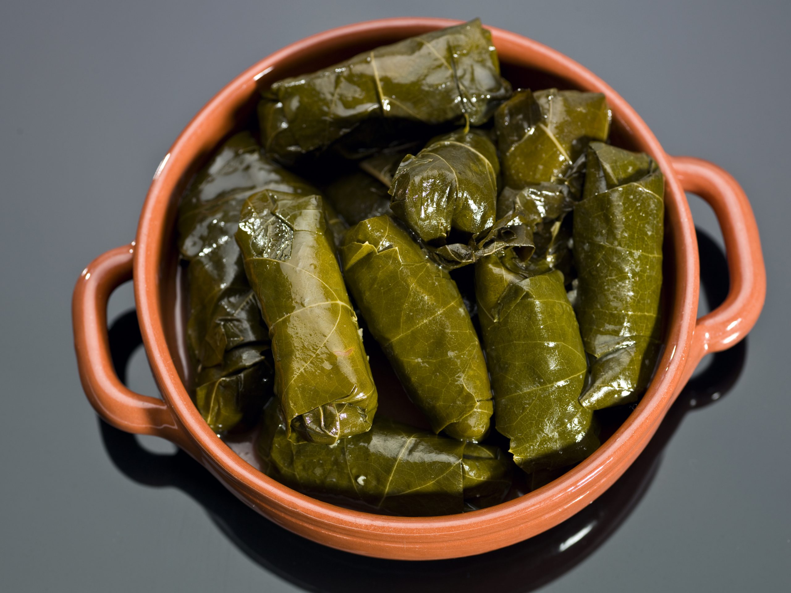 Simple Greek Style Cheese Stuffed Grape Leaves