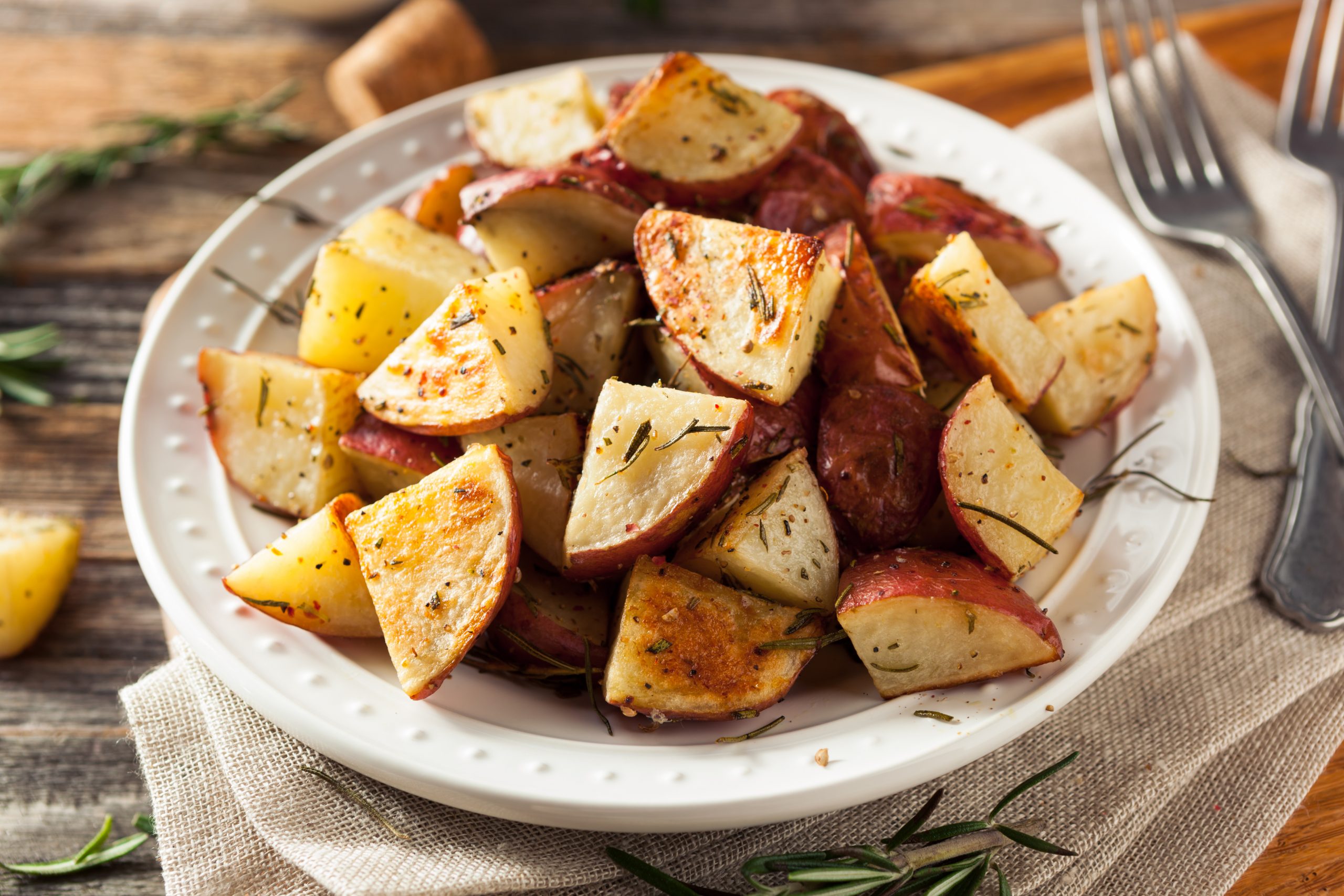 Easy Greek Style Roasted Potatoes