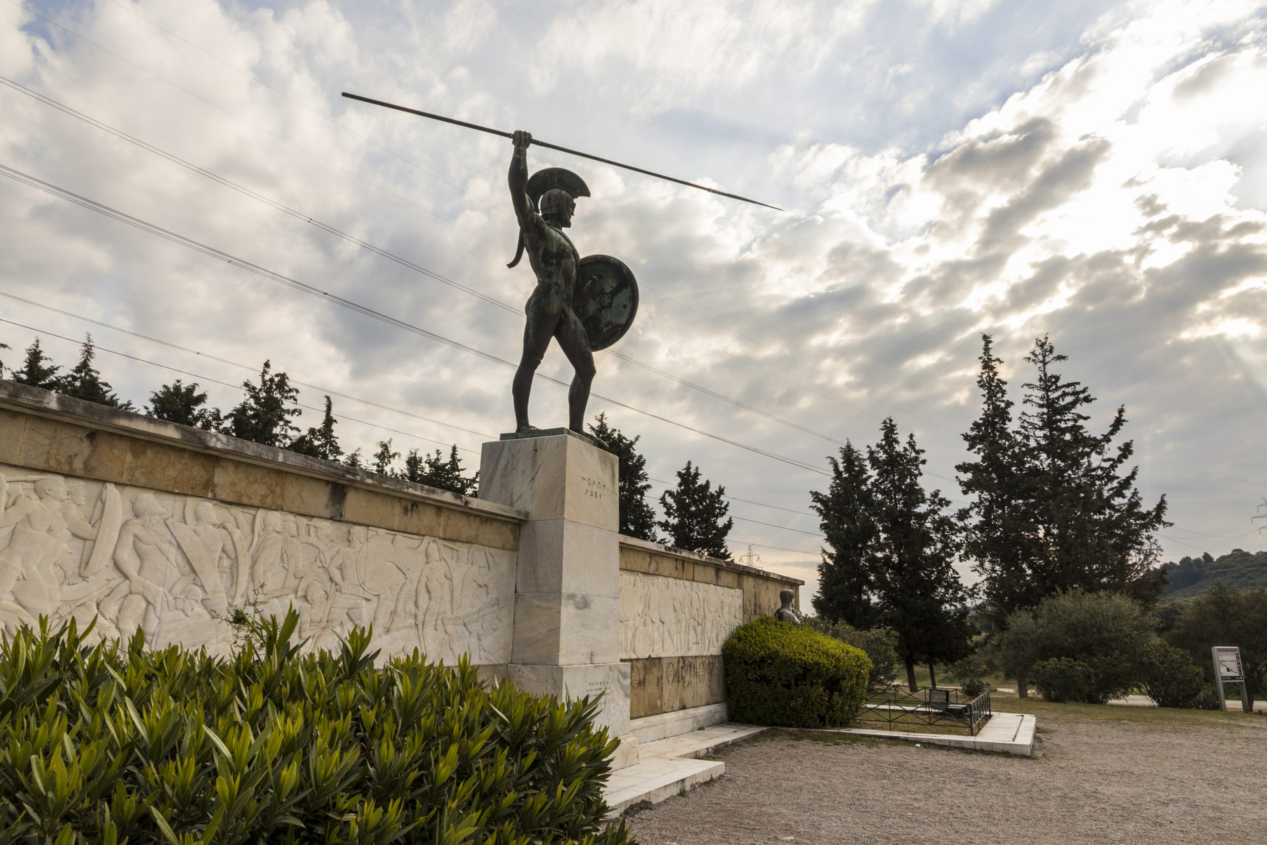 Visit the Leonidas Monument in Sparta