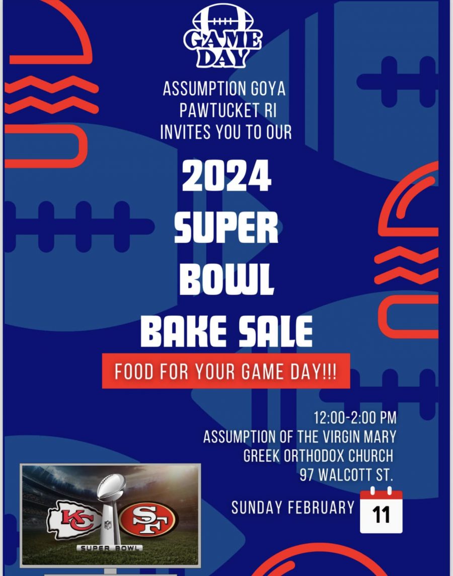 Super Bowl Bake Sale at Assumption of the Virgin Mary Greek Church