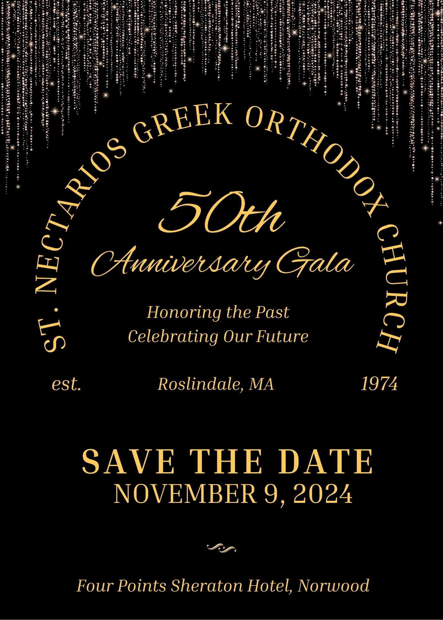 50th Anniversary Gala for St. Nectarios Greek Church Roslindale MA